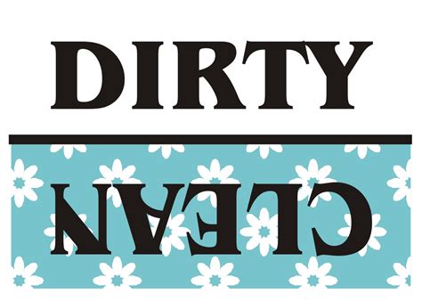 Clean Dirty Dishwasher Sign Printable